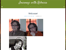 Tablet Screenshot of journeyswithrebecca.com